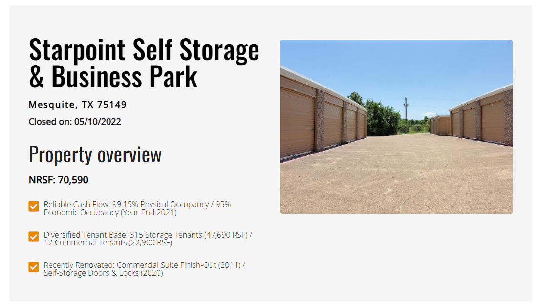 Starpoint Self Storage & Business Park